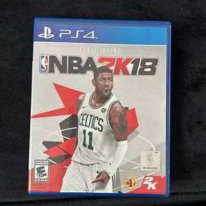 PlayStation PS4 Kyrie Irving NBA 2K18 cd. Used but in great condition!